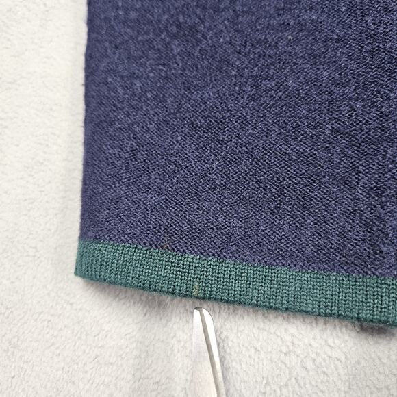 Vintage Pendleton Sweater Womens S 100% Merino Wool Button Pocket Cardigan Blue - Picture 6 of 13